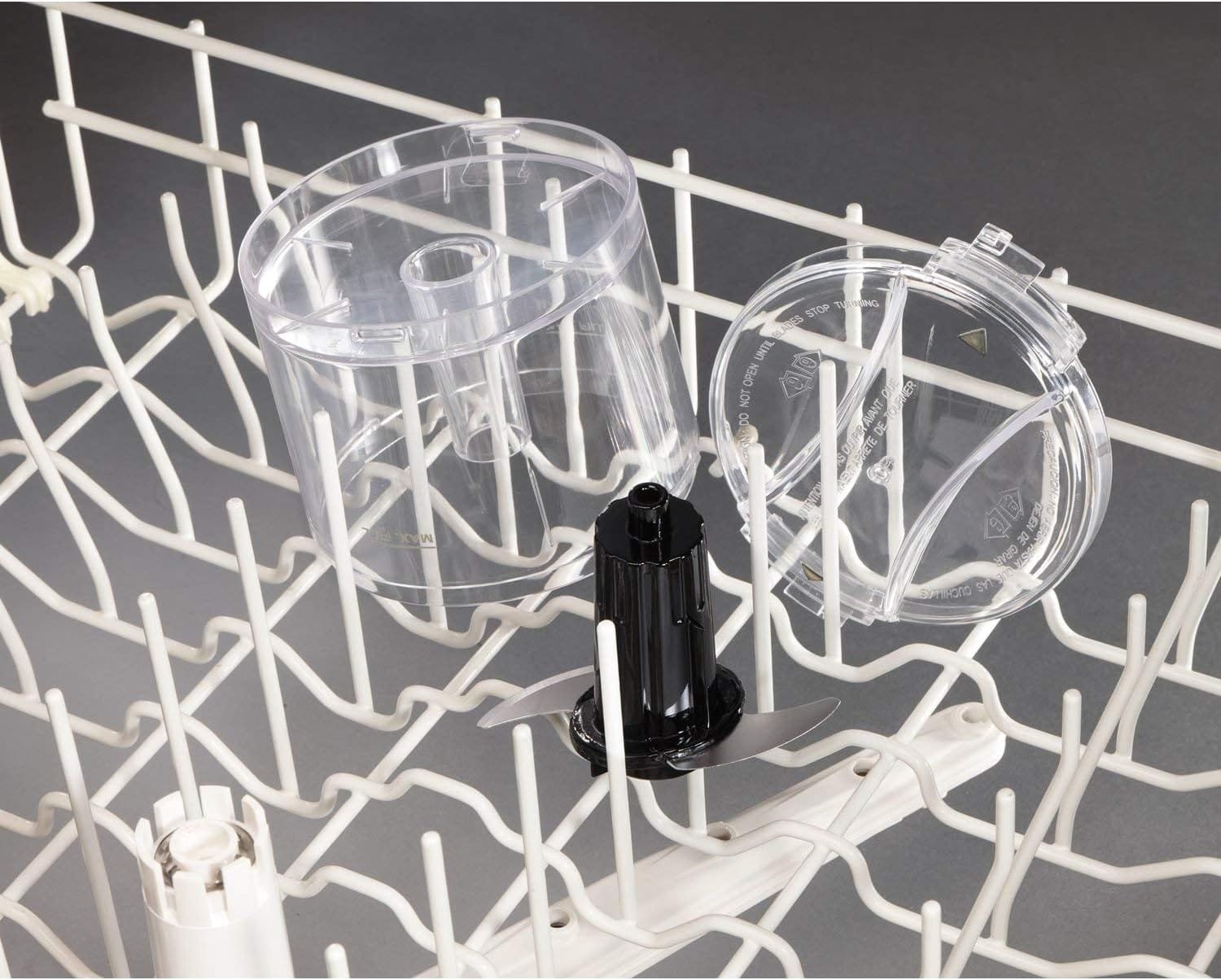 Proctor Silex Durable Electric Vegetable Chopper  Mini Food Processor for Chopping, Puree  Emulsify, 1.5 Cup, Black