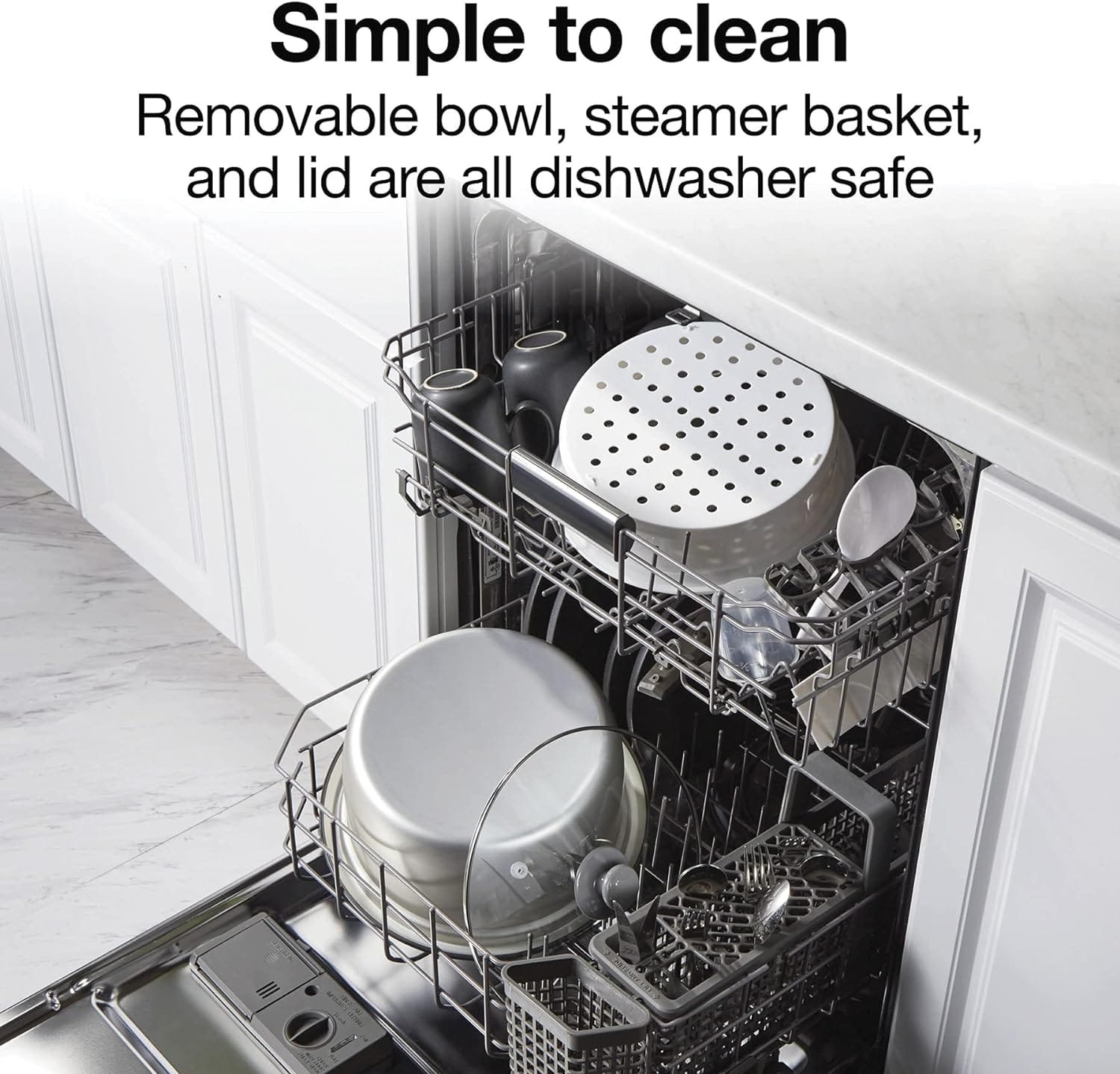 Proctor Silex Rice Cooker Food Steamer Steam and Rinsing Basket, 10 Cups Cooked (5 Cups Uncooked), White Proctor Silex Rice Cooker Food Steamer Steam and Rinsing Basket, 10 Cups Cooked (5 Cups Uncooked), White