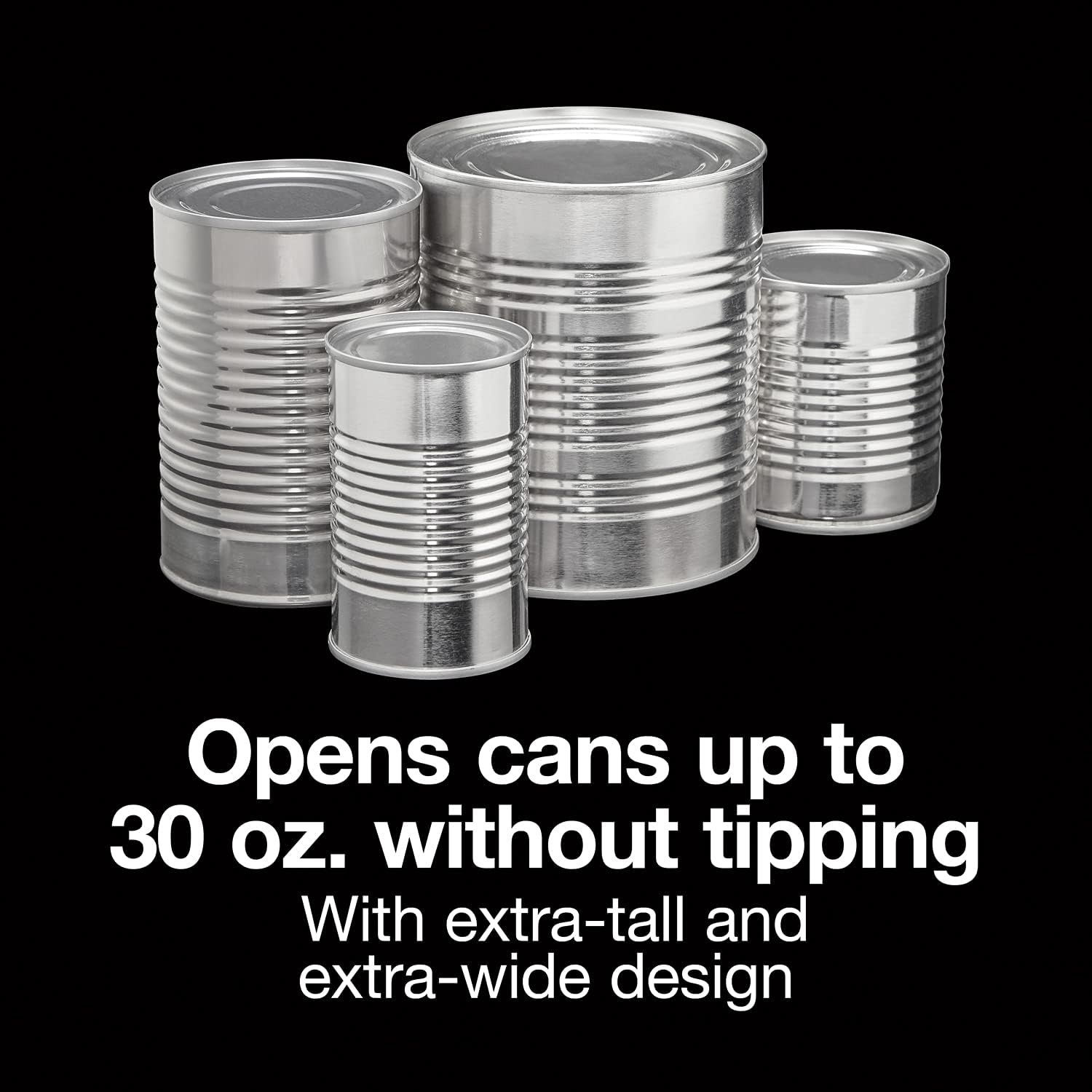 Proctor Silex SureCut Electric Automatic Can Opener for Kitchen with Stainless Steel Blade, Twist-off Easy-Clean Lever, Cord Storage, Extra Tall, Silver (75225) Proctor Silex SureCut Electric Automatic Can Opener for Kitchen with Stainless Steel Blade, Twist-off Easy-Clean Lever, Cord Storage, Extra Tall, Silver (75225)