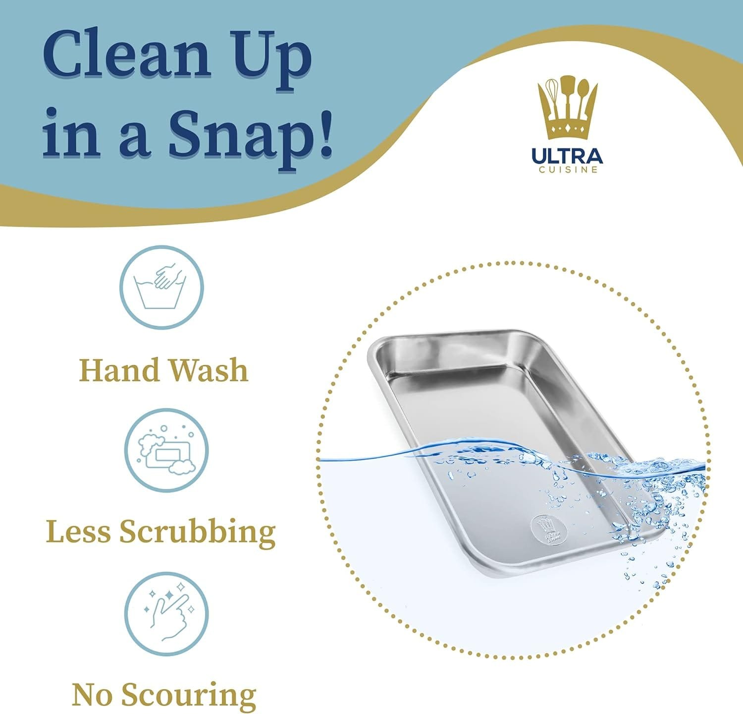 Professional Quarter Sheet Baking Pans - Aluminum Cookie Sheet Set of 2 - Rimmed Baking Sheets for Baking and Roasting - Durable, Oven-safe, Non-toxic, Easy to Clean, Commercial Quality - 9x13-inch Professional Quarter Sheet Baking Pans - Aluminum Cookie Sheet Set of 2 - Rimmed Baking Sheets for Baking and Roasting - Durable, Oven-safe, Non-toxic, Easy to Clean, Commercial Quality - 9x13-inch