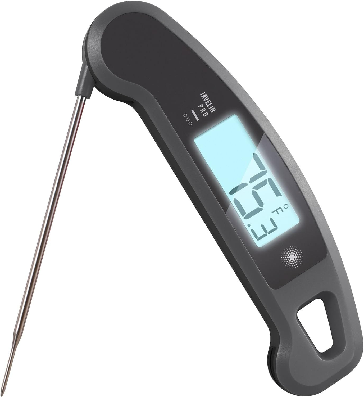 PX1D Javelin PRO Duo Ultra Fast Professional Digital Instant Read Meat Thermometer for Grill and Cooking, 4.5 Probe, Auto-Rotating Backlit Display, Splash Resistant – Sambal PX1D Javelin PRO Duo Ultra Fast Professional Digital Instant Read Meat Thermometer for Grill and Cooking, 4.5 Probe, Auto-Rotating Backlit Display, Splash Resistant – Sambal