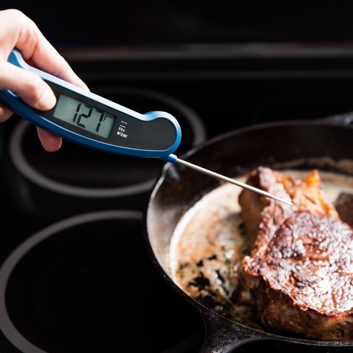 PX1D Javelin PRO Duo Ultra Fast Professional Digital Instant Read Meat Thermometer for Grill and Cooking, 4.5 Probe, Auto-Rotating Backlit Display, Splash Resistant – Sambal PX1D Javelin PRO Duo Ultra Fast Professional Digital Instant Read Meat Thermometer for Grill and Cooking, 4.5 Probe, Auto-Rotating Backlit Display, Splash Resistant – Sambal