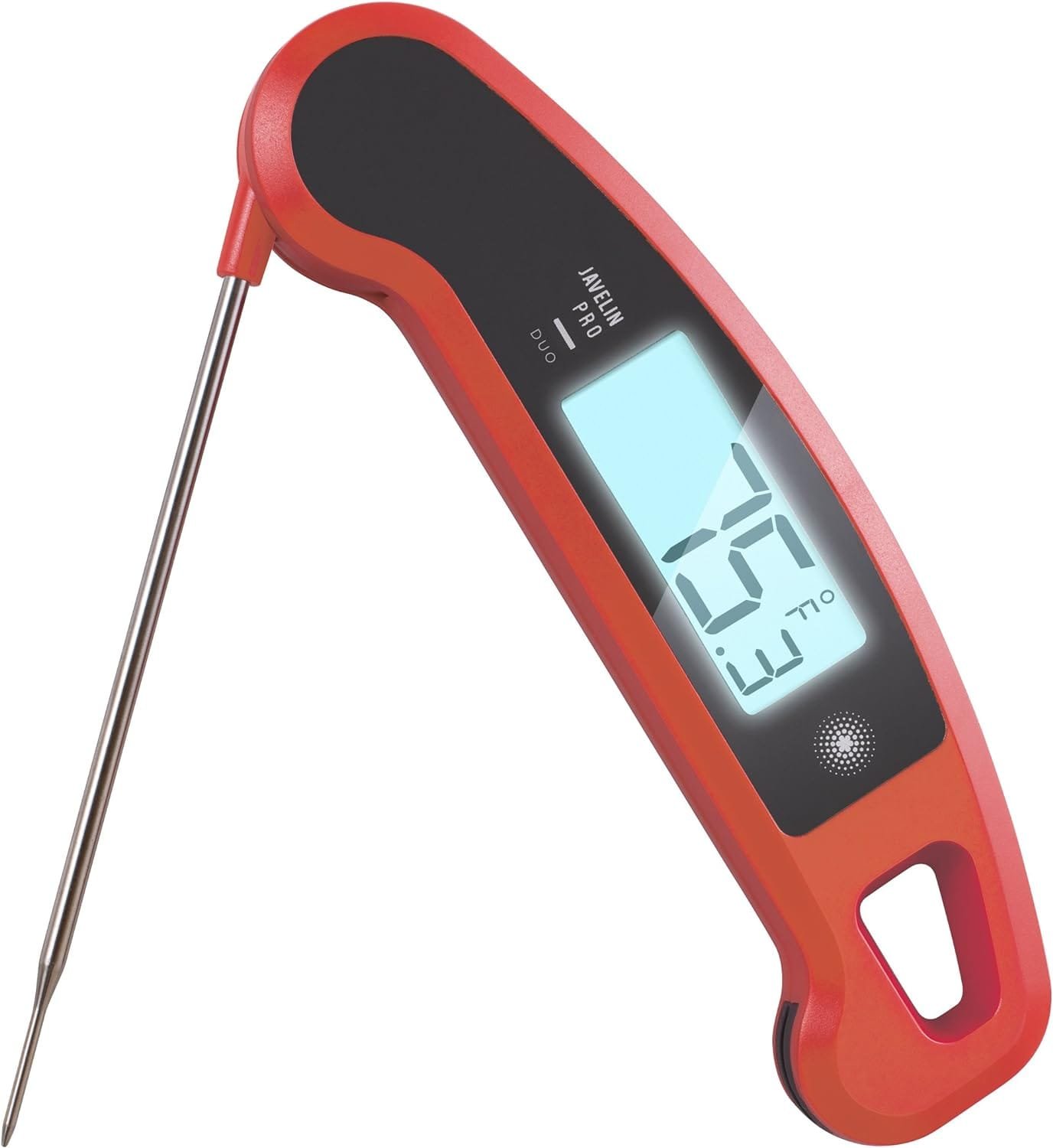 PX1D Javelin PRO Duo Ultra Fast Professional Digital Instant Read Meat Thermometer for Grill and Cooking, 4.5 Probe, Auto-Rotating Backlit Display, Splash Resistant – Sambal PX1D Javelin PRO Duo Ultra Fast Professional Digital Instant Read Meat Thermometer for Grill and Cooking, 4.5 Probe, Auto-Rotating Backlit Display, Splash Resistant – Sambal