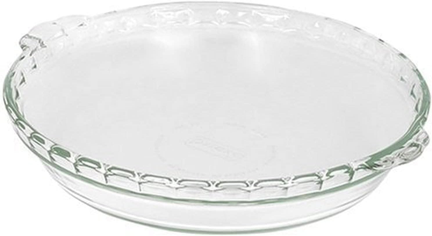Pyrex Bakeware 9-1/2-Inch Scalloped Pie Plate, Clear Pyrex Bakeware 9-1/2-Inch Scalloped Pie Plate, Clear