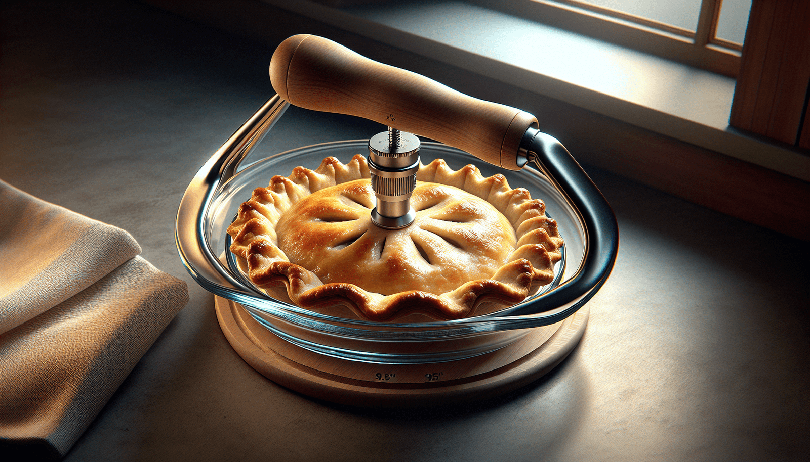 Pyrex Easy Grab 9.5 Glass Pie Plate Pyrex Easy Grab 9.5 Glass Pie Plate