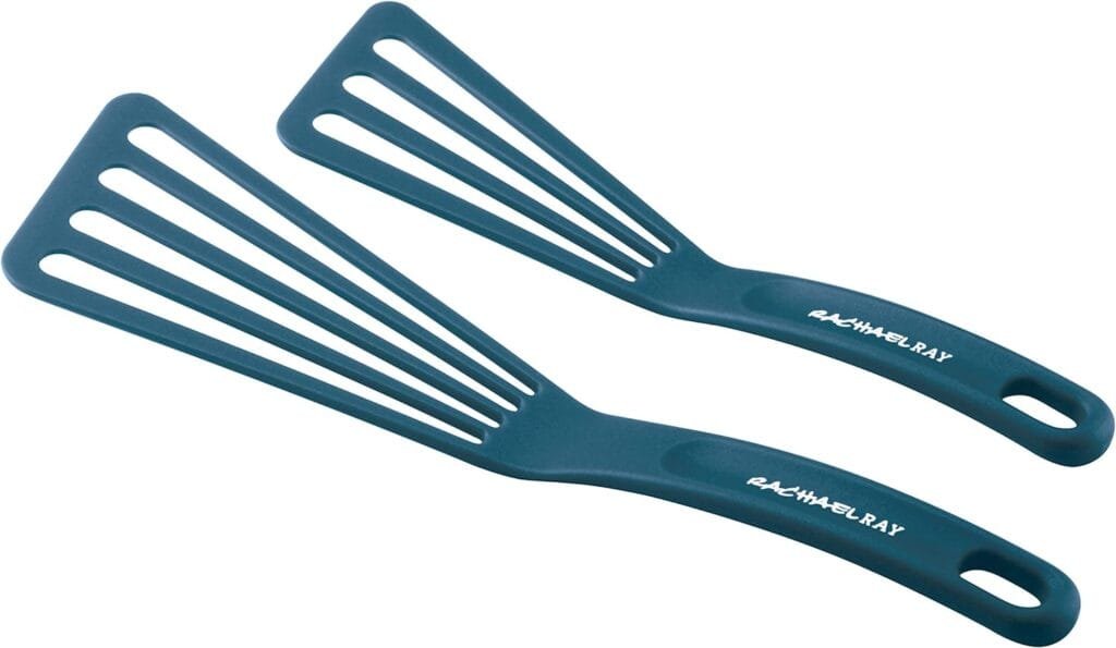 Rachael Ray Tools Gadgets 2-Piece Nylon Turner Set, Marine Blue, 10 12 Spatula Set Rachael Ray Tools Gadgets 2-Piece Nylon Turner Set, Marine Blue, 10 12 Spatula Set