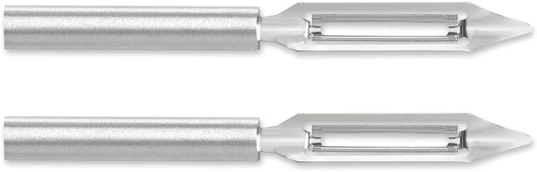 RADA Vegetable Peeler Stainless Steel Blade with Aluminum Made in The USA, 7-1/4 Inches, 8, Pack of 2 RADA Vegetable Peeler Stainless Steel Blade with Aluminum Made in The USA, 7-1/4 Inches, 8, Pack of 2