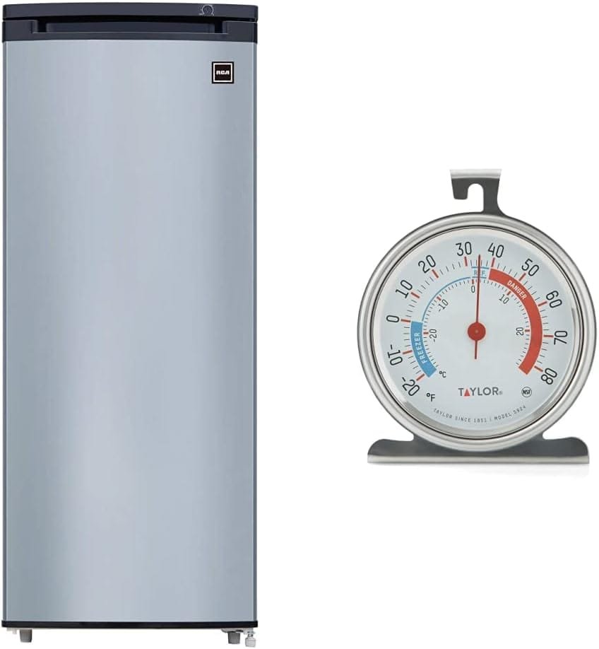 RCA RFRF695 Upright Freezer, 6.5 cf Stainless