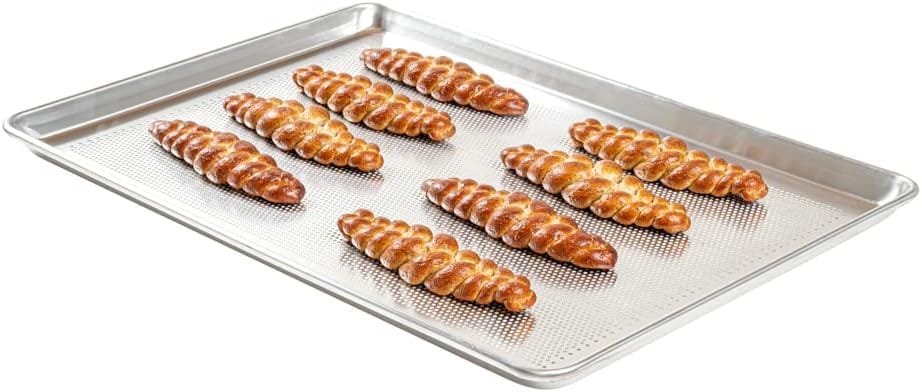 Restaurantware Met Lux Aluminum Full Size Baking Sheet - Heavy Duty - 26 x 18 - 1 count box