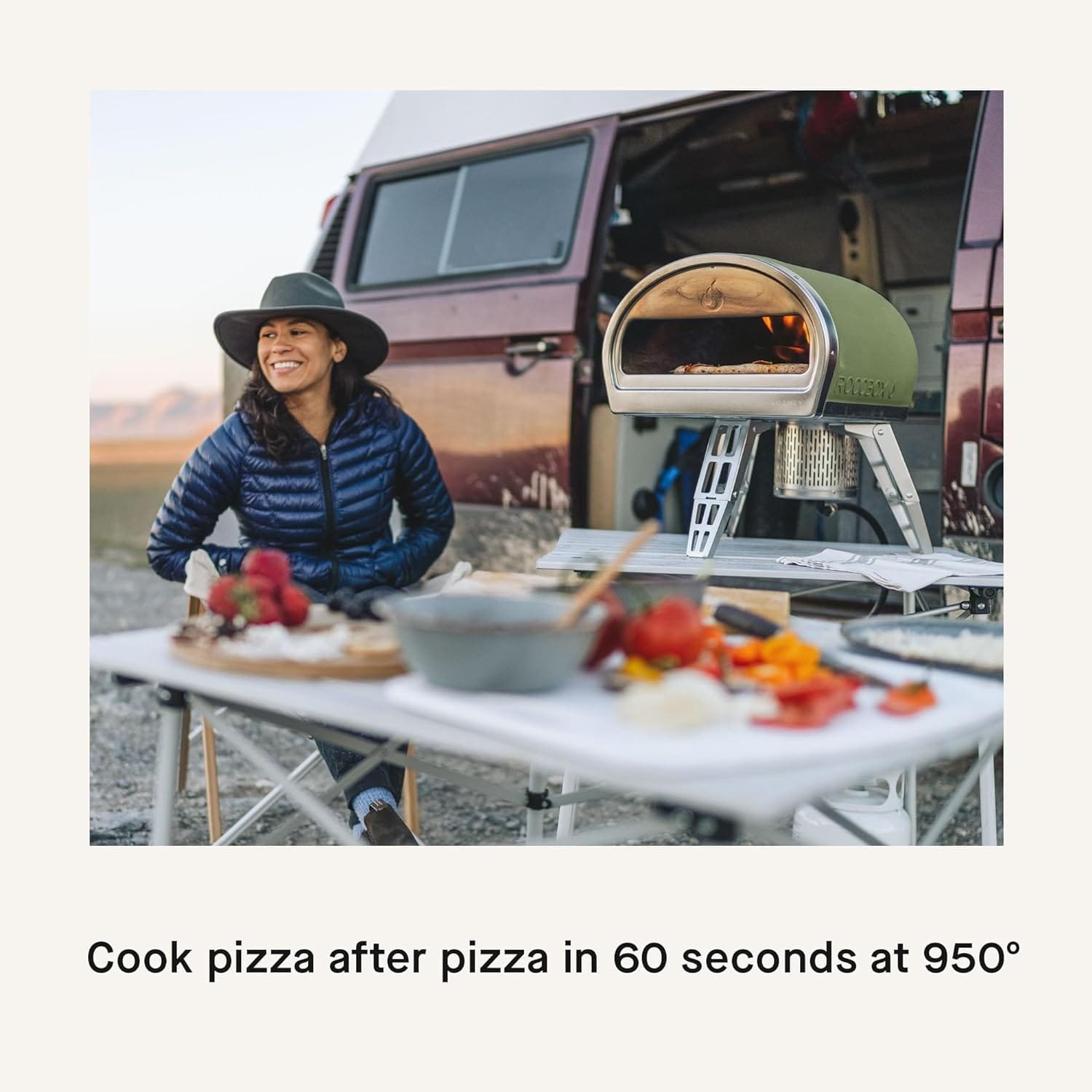 Roccbox Pizza Oven by Gozney | Portable Outdoor Oven | Gas Fired, Fire  Stone Outdoor Pizza Oven - Includes Professional Grade Pizza Peel