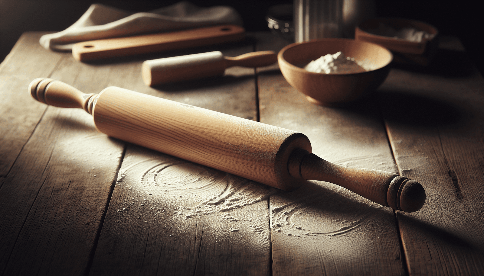 Rolling Pin, 14.9 inch french rolling pin, Wooden rolling pins for Fondant, Pie Crust, Cookie, Pastry, Dough, Tapered dumpling rolling pin with smooth construction