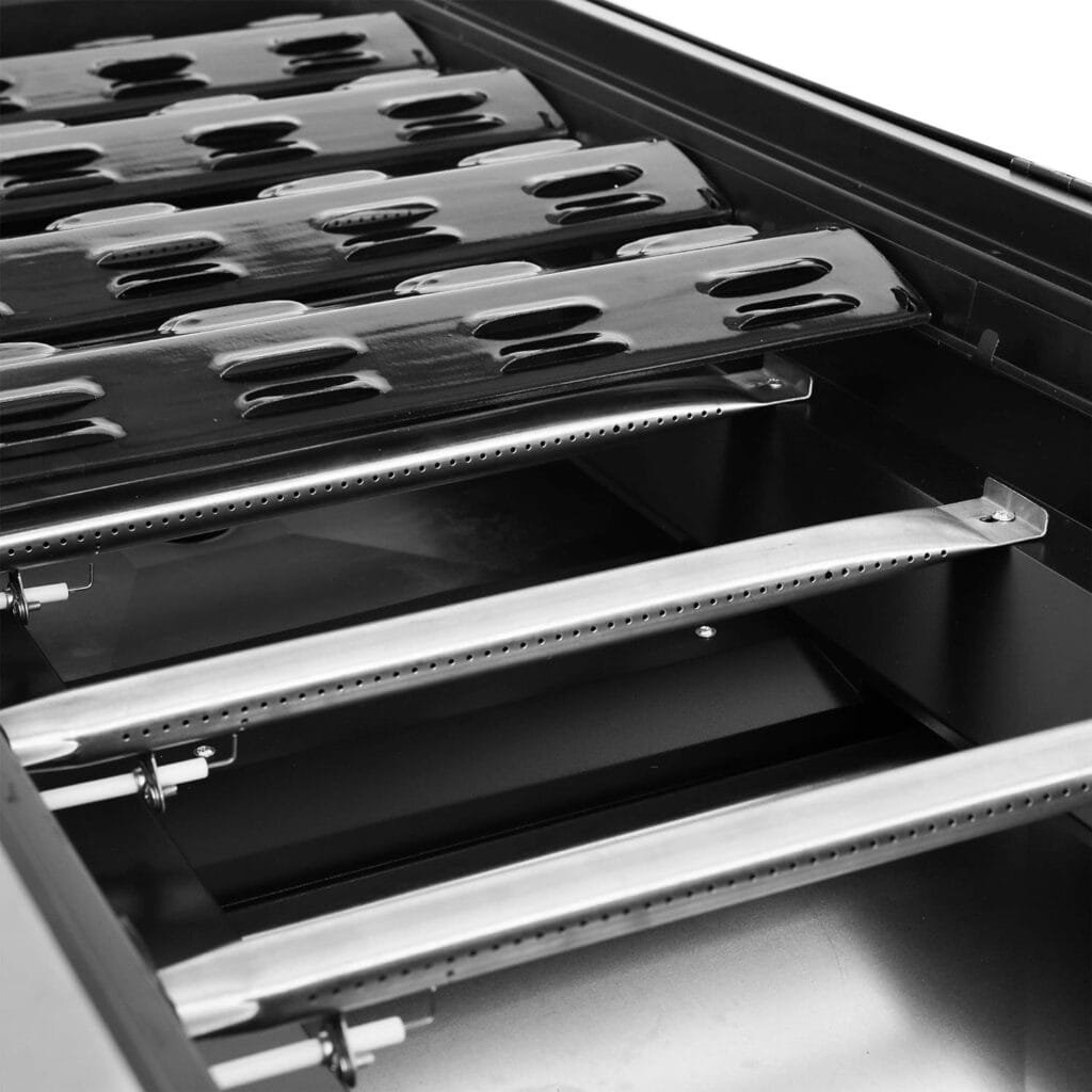 Royal Gourmet 8-Burner Gas Grill, 104,000 BTU Liquid Propane Grill, Independently Controlled Dual Systems, Outdoor Party or Backyard BBQ, Black Royal Gourmet 8-Burner Gas Grill, 104,000 BTU Liquid Propane Grill, Independently Controlled Dual Systems, Outdoor Party or Backyard BBQ, Black