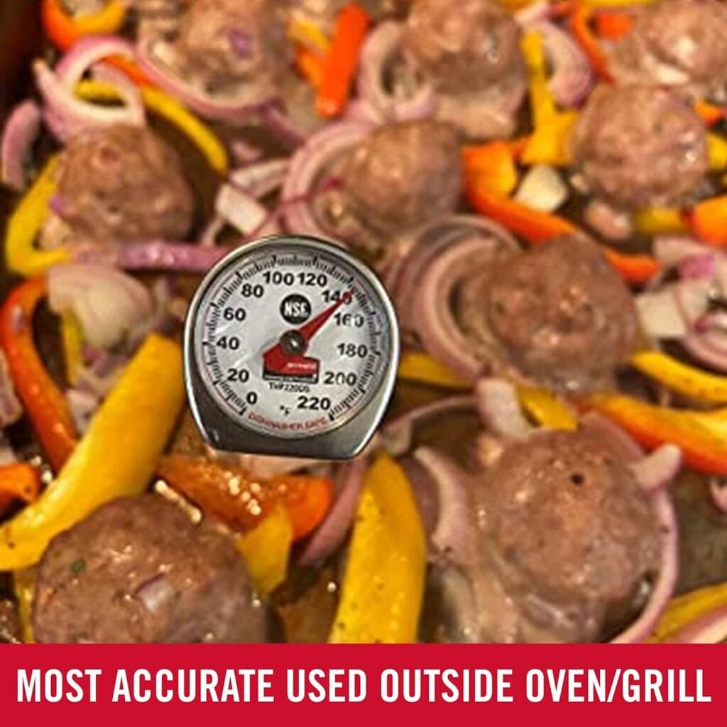 Rubbermaid Commercial Products Food/Meat Instant Read Thermometer, Pocket Size, Dishwasher Safe, Red, For Meat/Food Cooking and Grilling/Oven Rubbermaid Commercial Products Food/Meat Instant Read Thermometer, Pocket Size, Dishwasher Safe, Red, For Meat/Food Cooking and Grilling/Oven