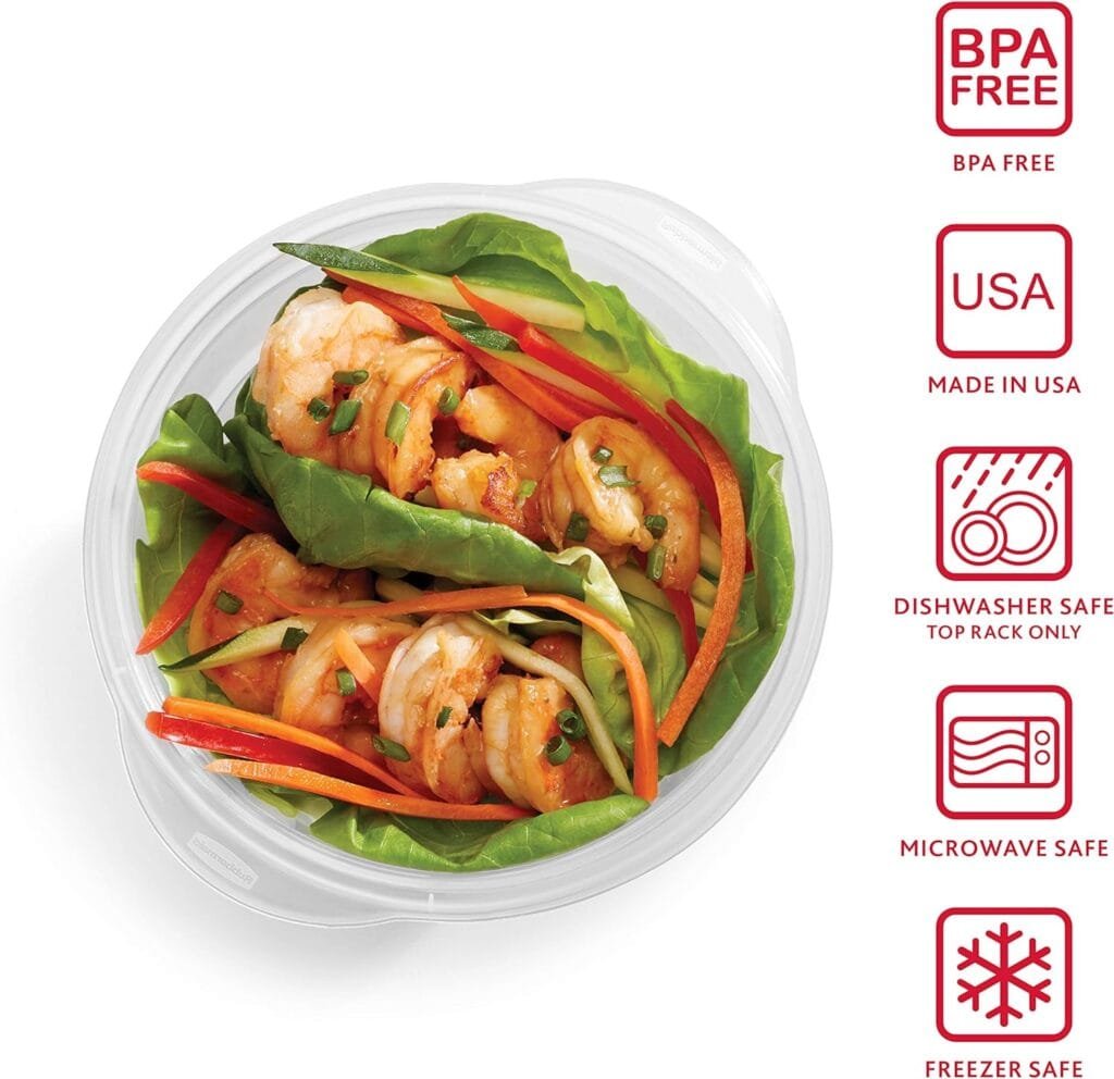 Rubbermaid TakeAlongs Food Storage Containers, 52 Pieces, Ruby Red Rubbermaid TakeAlongs Food Storage Containers, 52 Pieces, Ruby Red