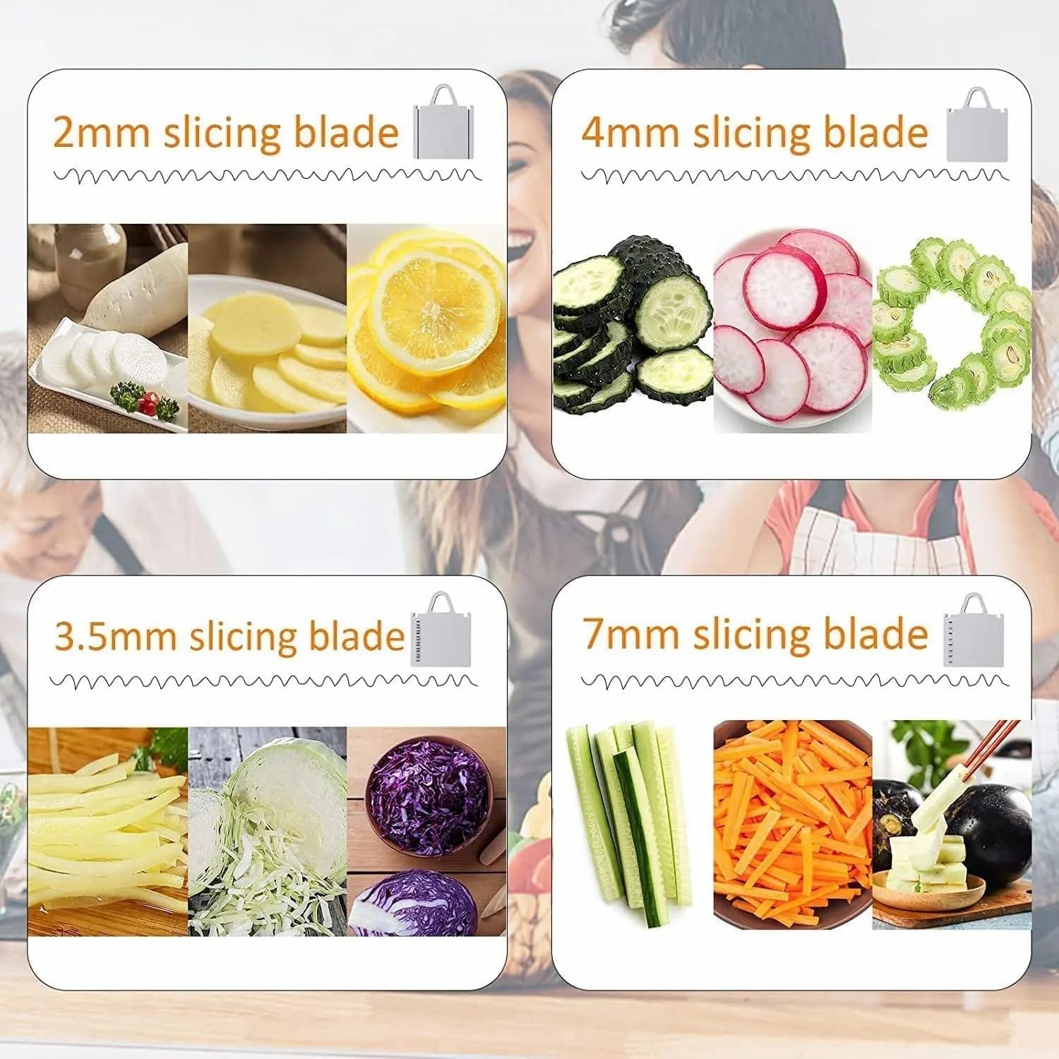 Safe Mandoline Slicer for Kitchen,Vegetable Chopper with Container and Lid,Adjustable Mandoline Slicer,4in1 Vegetable Chopper,Arrot 、Banana、Apple、Lemon、Fries slicer (Grey Blue) Safe Mandoline Slicer for Kitchen,Vegetable Chopper with Container and Lid,Adjustable Mandoline Slicer,4in1 Vegetable Chopper,Arrot 、Banana、Apple、Lemon、Fries slicer (Grey Blue)
