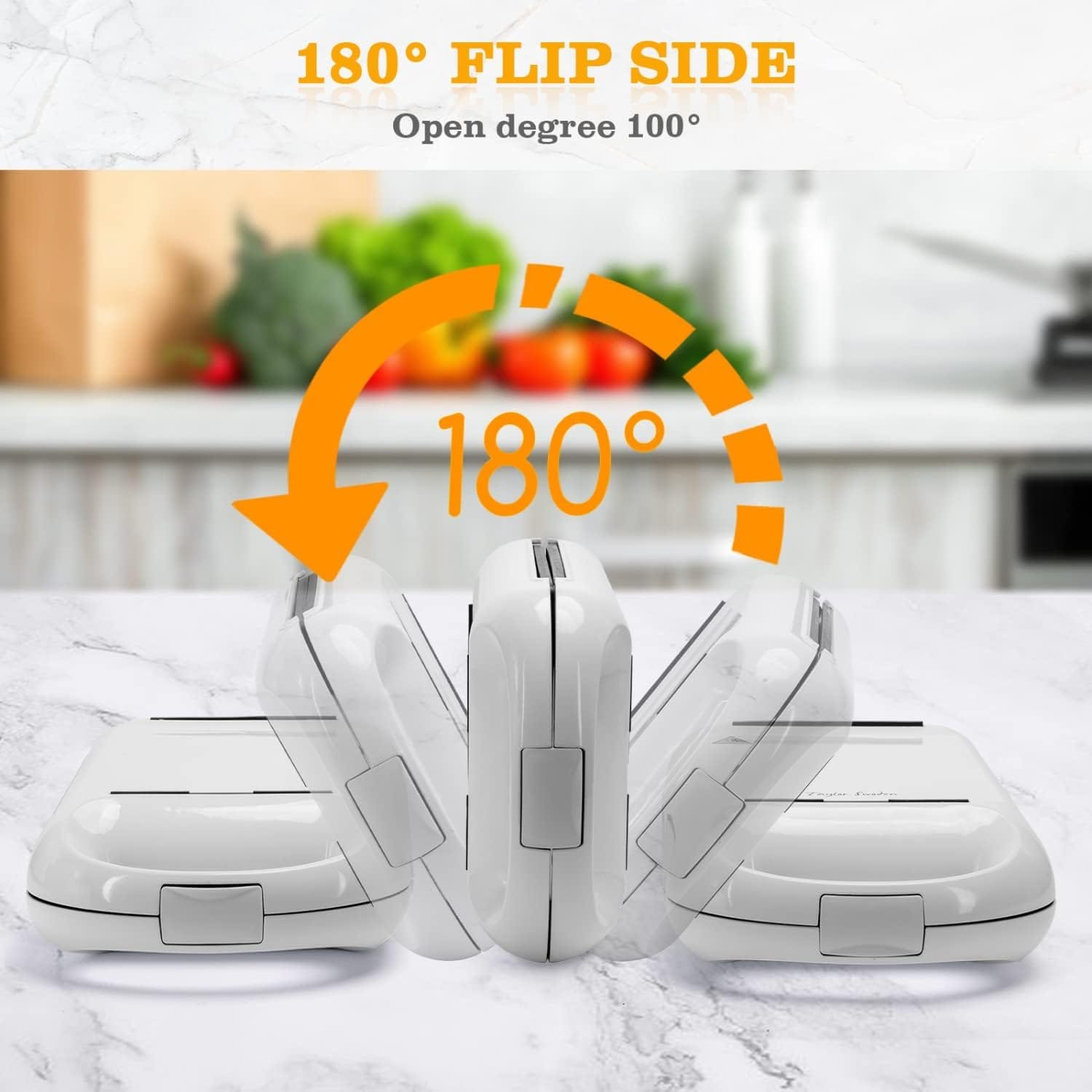 Sandwich Maker 3 in 1, Taylor Swoden 4 Slice Waffle Maker 1200W Panini Press Grill with Non-stick Plates, Double-Sided Heating, Indicator Lights, Cool Touch Handle, Easy to Use  Clean, Black