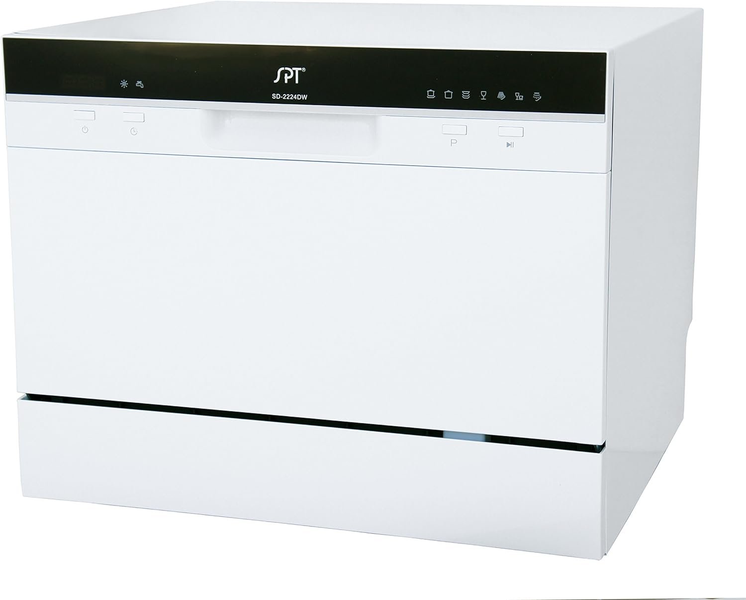 SD-2224DWA: ENERGY STAR Countertop Dishwasher with Delay Start  LED – White