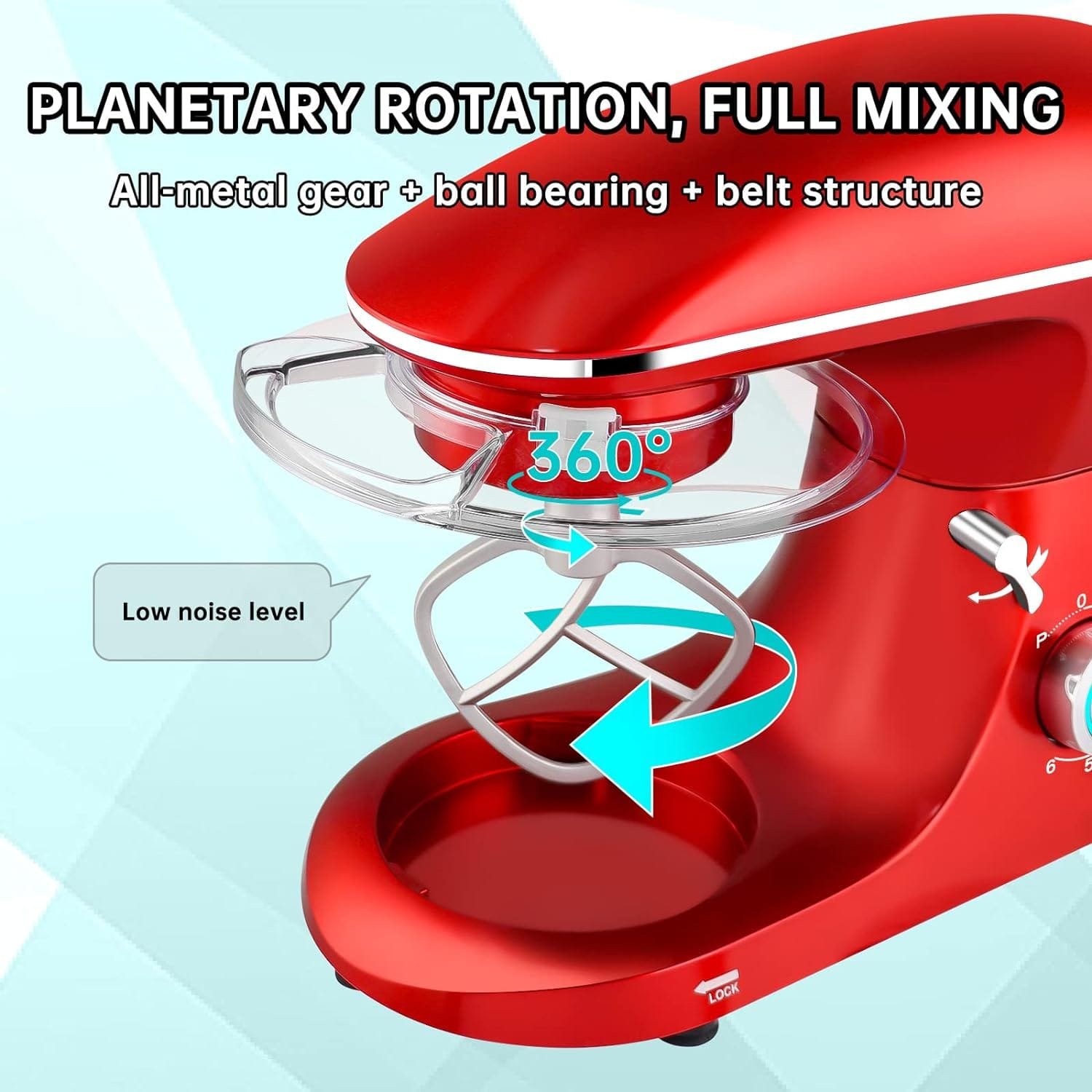 Seedeem Stand Mixer, 6Qt Electric Food Mixer, 660W 6-Speeds Tilt-Head Dough Mixers with Dishwasher-Safe Dough Hook, Wire Whip Beater for Daily Use, Black Seedeem Stand Mixer, 6Qt Electric Food Mixer, 660W 6-Speeds Tilt-Head Dough Mixers with Dishwasher-Safe Dough Hook, Wire Whip Beater for Daily Use, Black