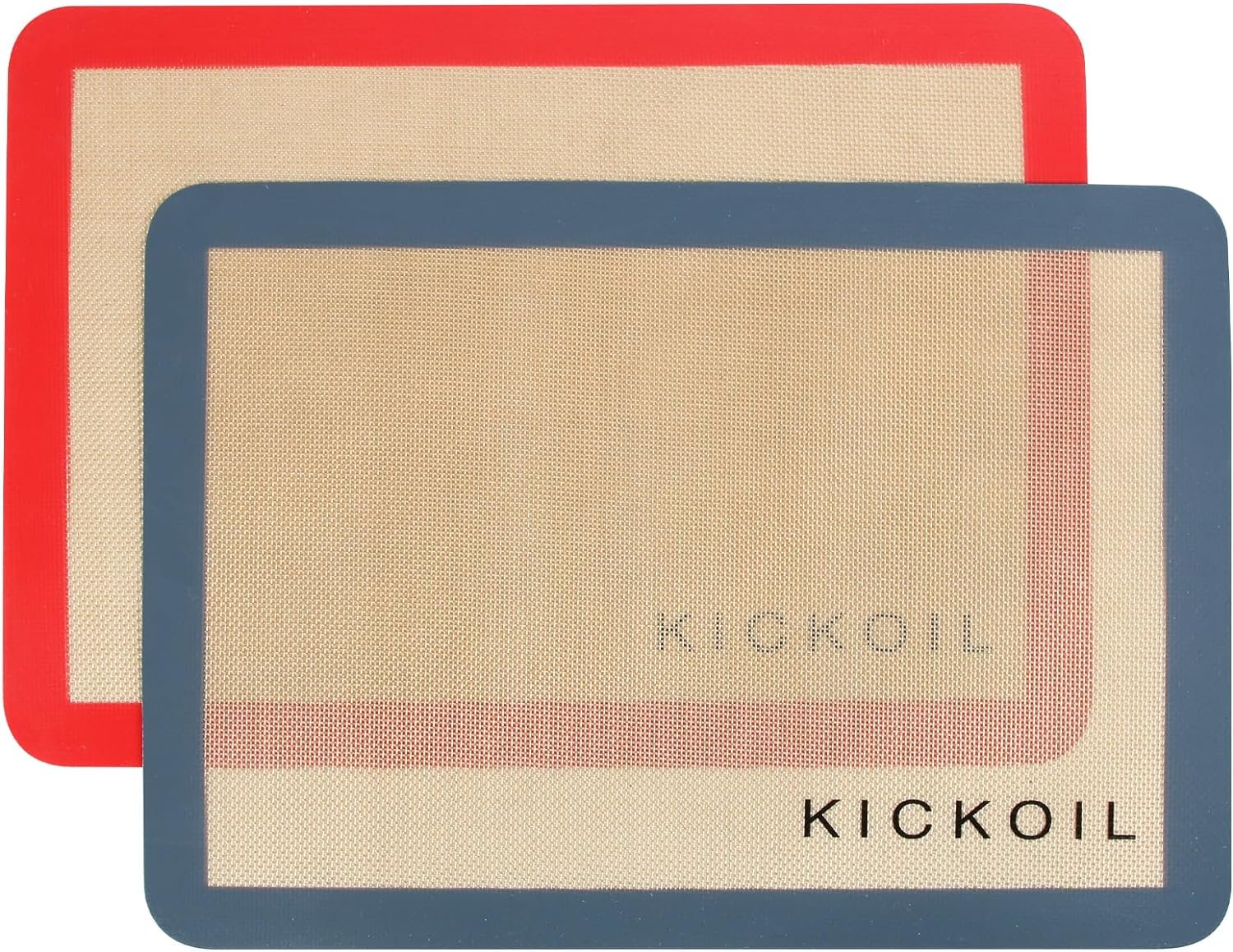 Silicone Baking Mat Non Stick Baking Sheet Cooking Baking Essentials Gadgets,Kitchen Accessories Like Reusable Parchment Paper Oven Half Sheet Silicone Induction Cooktop Protector,Pan Liner 2 Pack