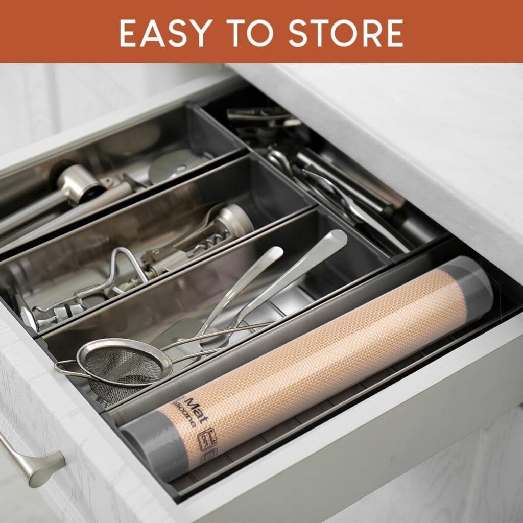 Silicone Baking Mat, Sopito Non Stick, Food Safe Cookie Baking Mat, Heat Resistant 480℉ Oven Liners, Length 16.5 Width 11.6, 2 PCS-Grey Silicone Baking Mat, Sopito Non Stick, Food Safe Cookie Baking Mat, Heat Resistant 480℉ Oven Liners, Length 16.5 Width 11.6, 2 PCS-Grey