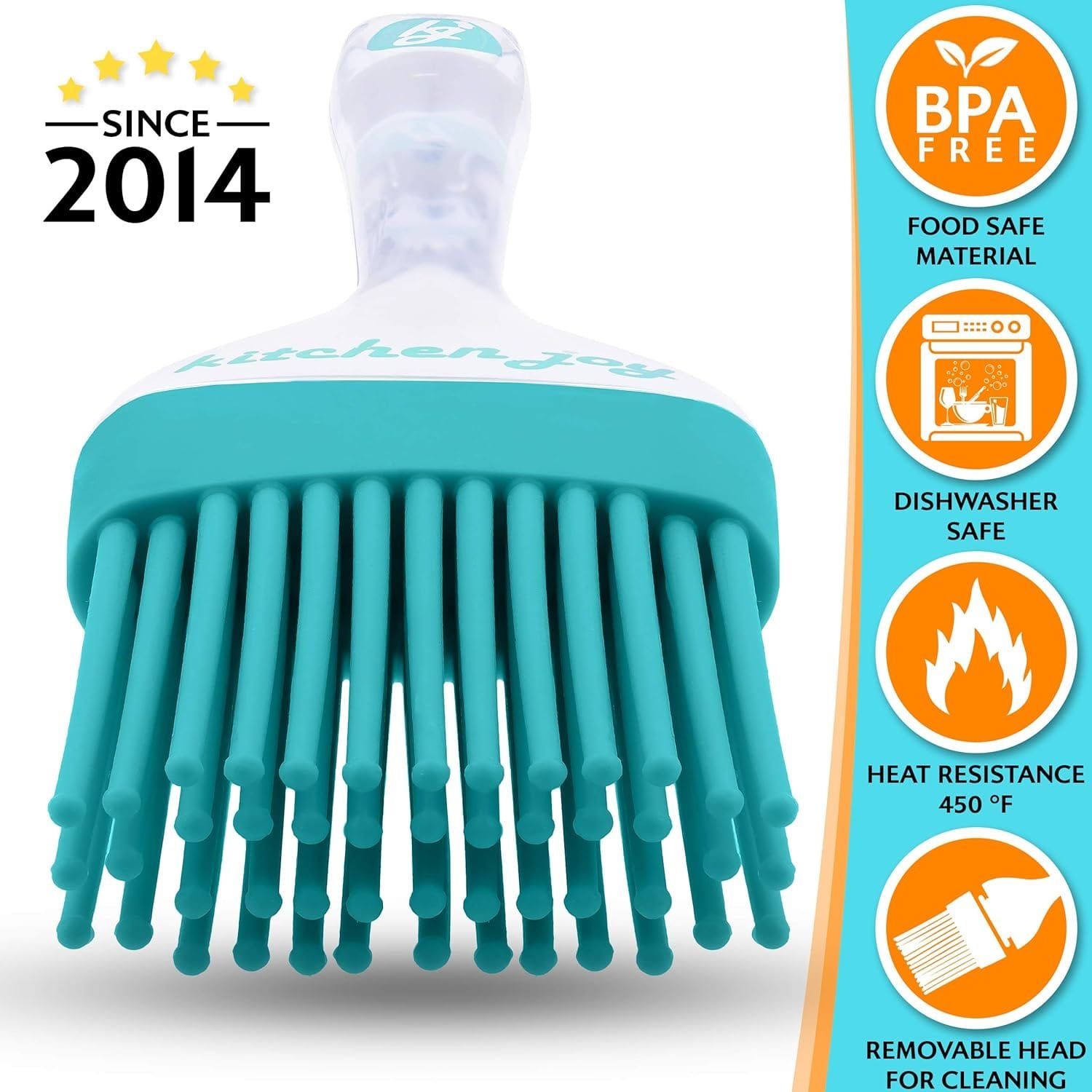 Silicone Basting Brush for Cooking Brush, Pastry Brush  Cooking Brush for Oil and Sauce - Silicone Pastry Brush for Baking; Silicone Brush Cooking