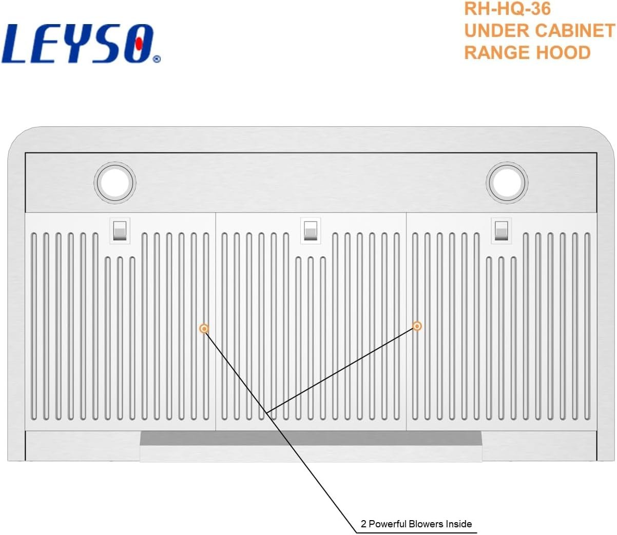 Simple Under Cabinet Stainless Steel Range Hood, Digital 4-Speed Control, 900 CFM, 2 LED Lights, Baffle Filters (30)