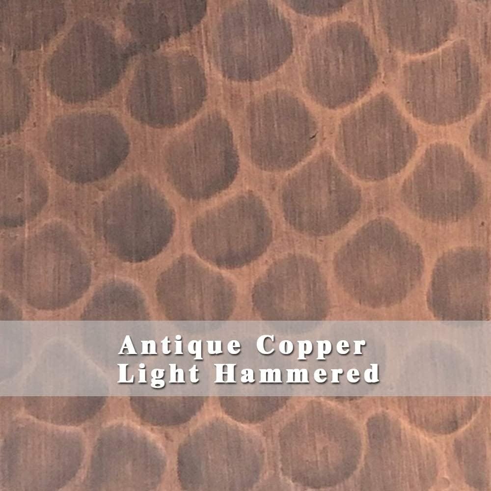 SINDA 48W x 39H Island Mount Handmade Copper Range Hood Cover with Commercial Grade Stainless Steel Vent, Inlcudes Fan Motor, Light, and Baffle Filter, Beehive-Antique Copper, H9BAPEI4839 SINDA 48W x 39H Island Mount Handmade Copper Range Hood Cover with Commercial Grade Stainless Steel Vent, Inlcudes Fan Motor, Light, and Baffle Filter, Beehive-Antique Copper, H9BAPEI4839