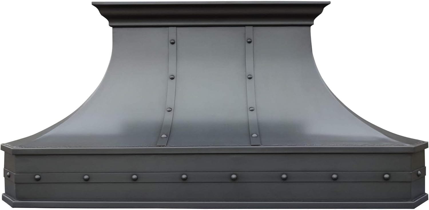 SINDA Island Mount Copper Range Hood, Handcrafted Custom Copper Range Hood with Commercial Grade Hood SUS304 Vent with Liner and Fan Motor, Baffle Filter, High CFM, 30W x 48H, H3STRSOI3048 SINDA Island Mount Copper Range Hood, Handcrafted Custom Copper Range Hood with Commercial Grade Hood SUS304 Vent with Liner and Fan Motor, Baffle Filter, High CFM, 30W x 48H, H3STRSOI3048