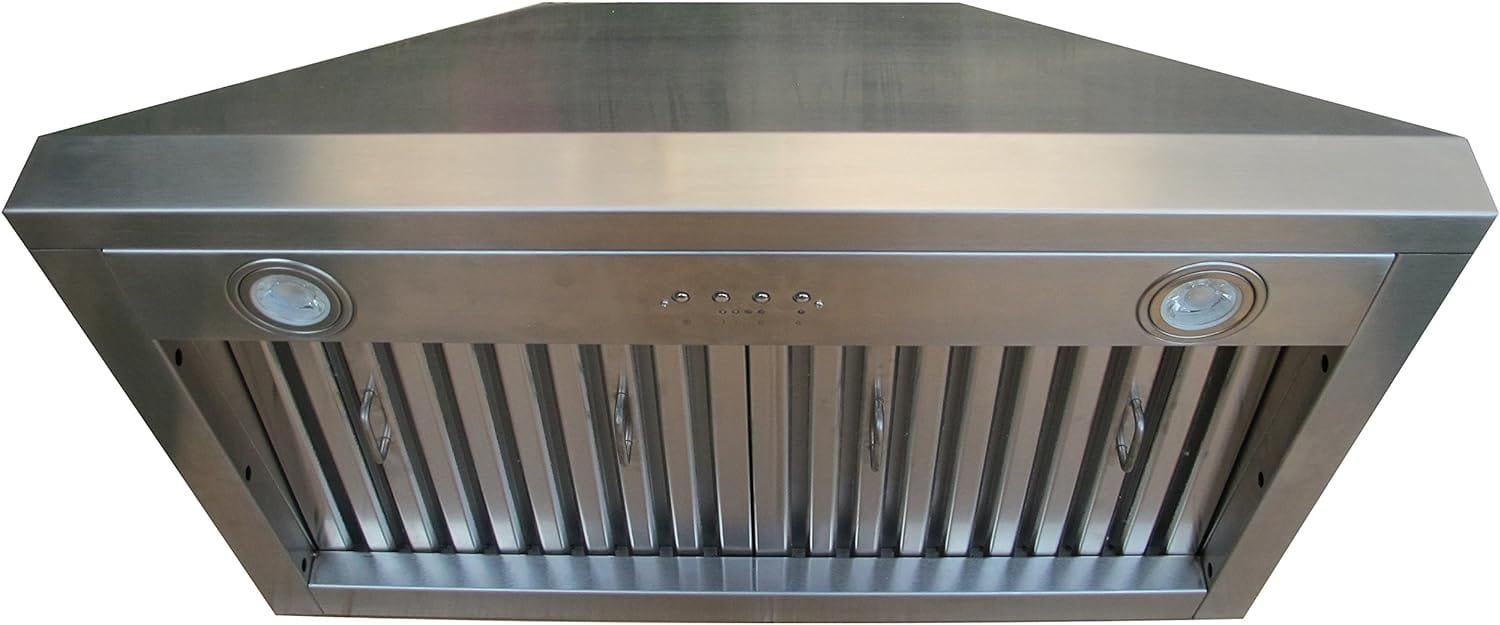 SINDA Wall Mount Copper Range Hood, Handcrafted Custom Copper Range Hood with Commercial Grade Hood SUS304 Vent with Liner and Fan Motor, Baffle Filter, High CFM, 48W x 39H, H3LLNW4839 SINDA Wall Mount Copper Range Hood, Handcrafted Custom Copper Range Hood with Commercial Grade Hood SUS304 Vent with Liner and Fan Motor, Baffle Filter, High CFM, 48W x 39H, H3LLNW4839