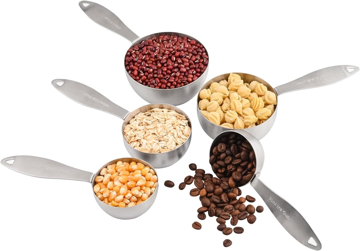 Smithcraft Measuring Cups and Spoons Set, 12 Pieces Measuring Cup Set, Stainless Steel Measuring Cups, Metal Copper Measuring Cups Spoons, Dry Kitchen Measure Cup Spoon Leveler Measure Equivalents Smithcraft Measuring Cups and Spoons Set, 12 Pieces Measuring Cup Set, Stainless Steel Measuring Cups, Metal Copper Measuring Cups Spoons, Dry Kitchen Measure Cup Spoon Leveler Measure Equivalents