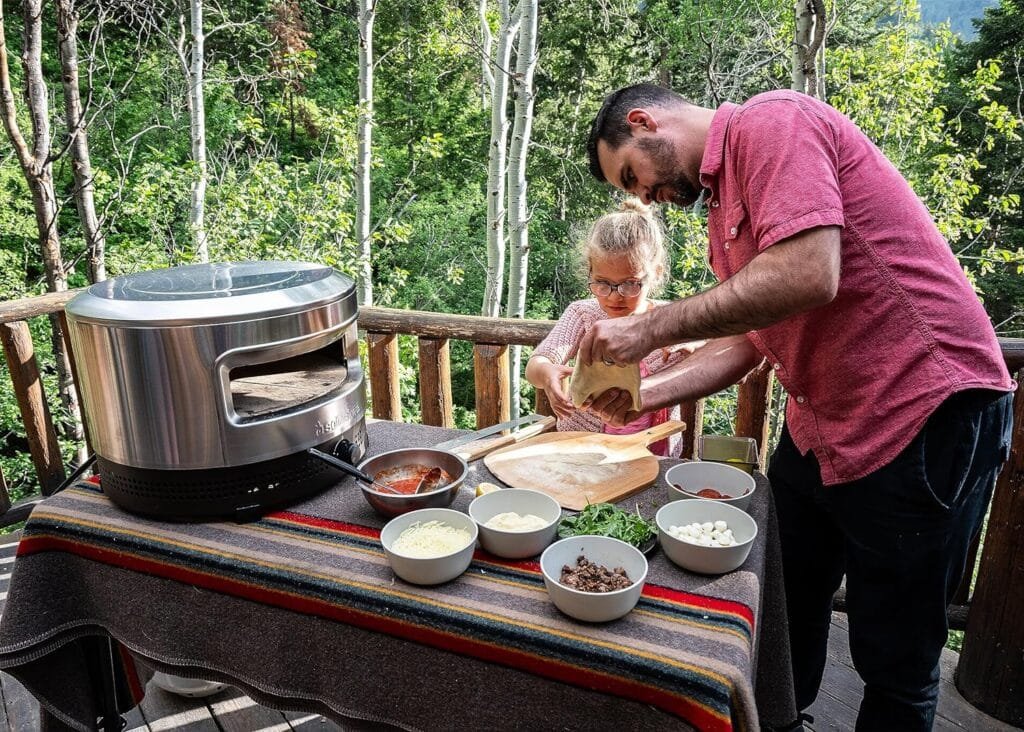 Solo Stove Pi Prime Gas Pizza Oven Outdoor | Portable, Stainless Steel Powerful Demi-Dome Heating, Cordierite Pizza Stone, Panoramic Opening, Perfect for Authentic Stone Baked Pizzas Solo Stove Pi Prime Gas Pizza Oven Outdoor | Portable, Stainless Steel Powerful Demi-Dome Heating, Cordierite Pizza Stone, Panoramic Opening, Perfect for Authentic Stone Baked Pizzas