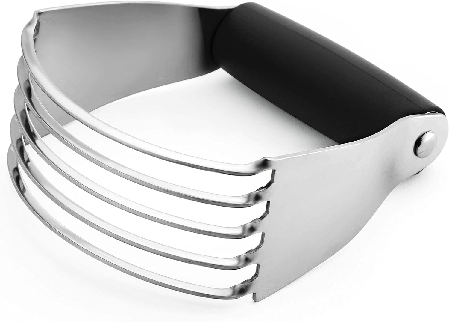 Spring Chef Dough Blender, Top Professional Pastry Cutter with Heavy Duty Stainless Steel Blades, Medium Size, Black Spring Chef Dough Blender, Top Professional Pastry Cutter with Heavy Duty Stainless Steel Blades, Medium Size, Black