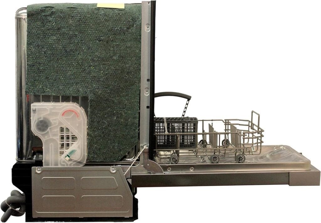 SPT SD-9254SSA 18″ Wide Built-In Stainless Steel Dishwasher w/Heated Drying, ENERGY STAR, 6 Wash Programs, 8 Place Settings and Stainless Steel Tub