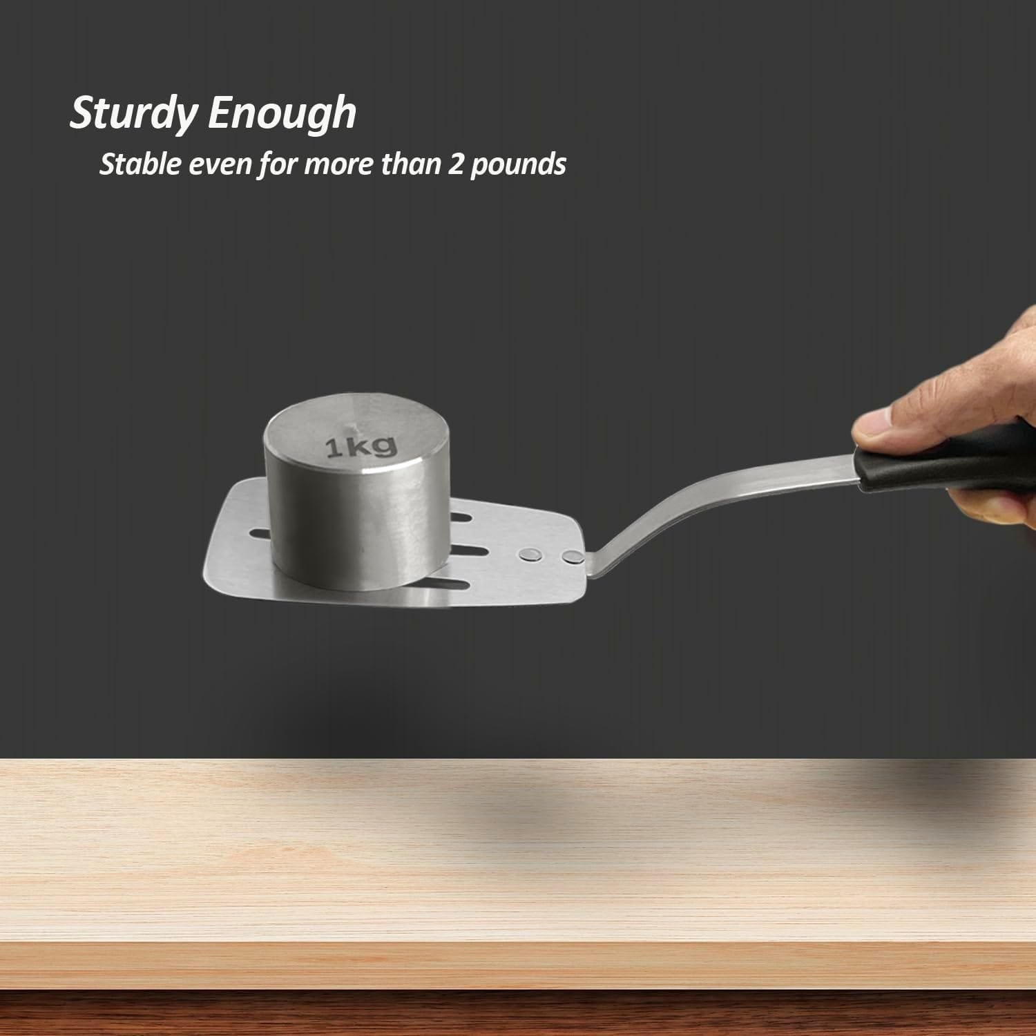 Stainless Steel Flexible Spatula Turner, VOVOLY Thin Metal Spatula for Cast Iron Skillet, Thin Blade and Heat Resistant Silicone Handle, Great for Egg, Cookie, Meat, Crep, Large