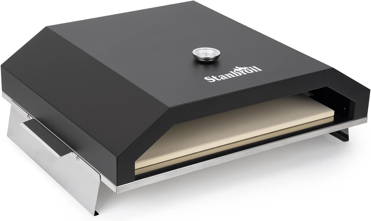 Stanbroil Pizza Oven for Blackstone 36 Gas Griddle Cooking Station, Outdoor Pizza Maker with Side Panels and Temperature Gauge, 17.7 in. x 13.7 in. Pizza Stone Stanbroil Pizza Oven for Blackstone 36 Gas Griddle Cooking Station, Outdoor Pizza Maker with Side Panels and Temperature Gauge, 17.7 in. x 13.7 in. Pizza Stone