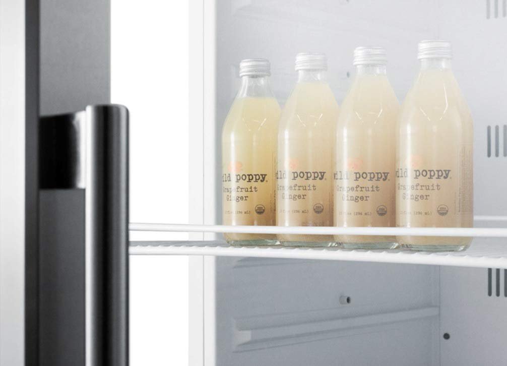 Summit SCR1400W Beverage Refrigeration, Glass/White Summit SCR1400W Beverage Refrigeration, Glass/White