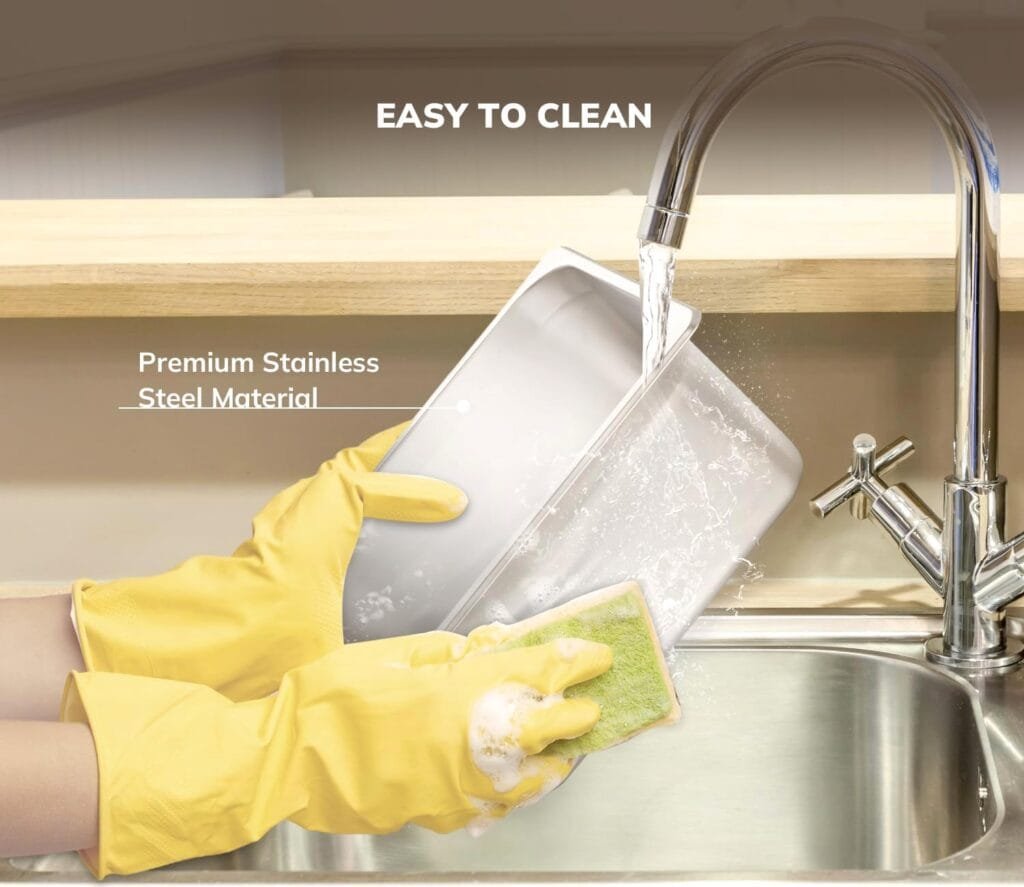 SYBO ZCK165BT-3 Commercial Grade Stainless Steel Bain Marie Buffet Food Warmer Steam Table for Catering and Restaurants, (3 Sections with Tap), Sliver SYBO ZCK165BT-3 Commercial Grade Stainless Steel Bain Marie Buffet Food Warmer Steam Table for Catering and Restaurants, (3 Sections with Tap), Sliver