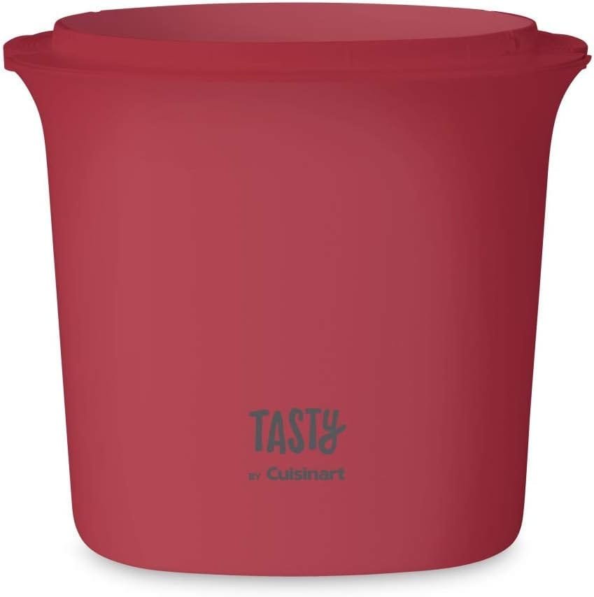 Tasty by Cuisinart ICM100TRD Ice Cream Maker, 8.71(L) x 8.71(W) x 10.49(H), Red Tasty by Cuisinart ICM100TRD Ice Cream Maker, 8.71(L) x 8.71(W) x 10.49(H), Red