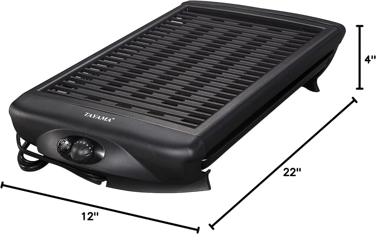 Tayama TG-868XL Smokeless Non-Stick Indoor Electric Grill, Extra Large, Black Tayama TG-868XL Smokeless Non-Stick Indoor Electric Grill, Extra Large, Black