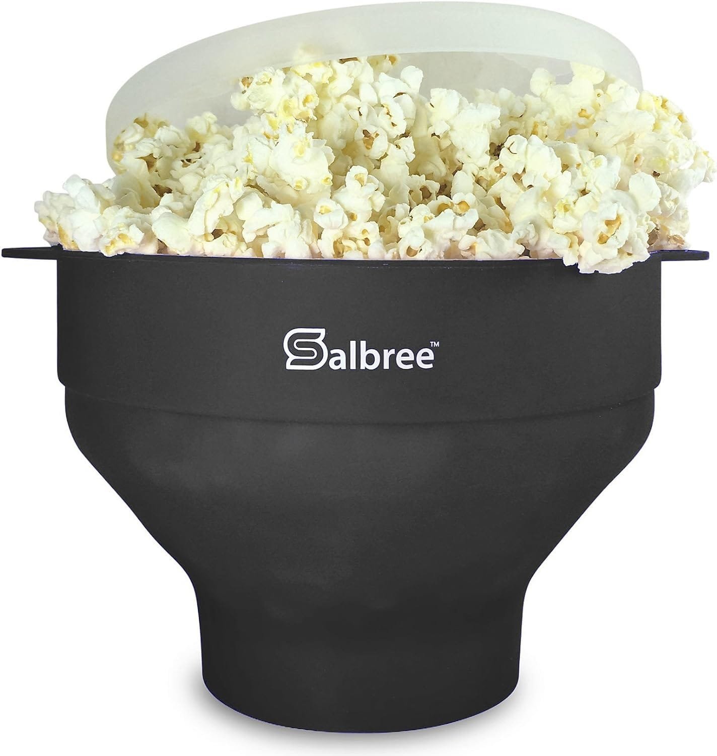 The Original Salbree Microwave Popcorn Popper Machine, Silicone Popcorn Maker, Collapsible Microwavable Bowl - Hot Air Popper - No Oil Required - The Most Colors Available (Turquoise)