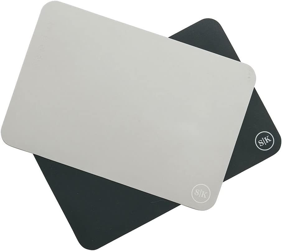 The Silicone Kitchen Silicone Oven Baking Mats - Dishwasher Safe, BPA Free, Extra Thick - Quarter Sheet (8x11.75) - Green/Gray The Silicone Kitchen Silicone Oven Baking Mats - Dishwasher Safe, BPA Free, Extra Thick - Quarter Sheet (8x11.75) - Green/Gray