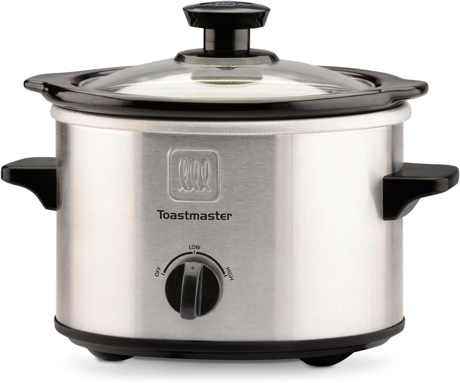 Toastmaster TM-151SC Stainless Steel Slow Cooker with Removable Stoneware Bowl, 1.5-Quart, Silver/Black Toastmaster TM-151SC Stainless Steel Slow Cooker with Removable Stoneware Bowl, 1.5-Quart, Silver/Black