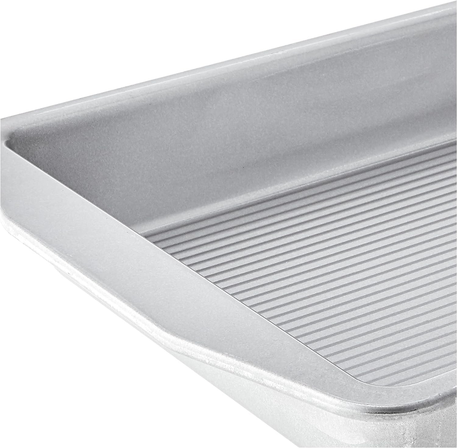 USA Pan American Bakeware Classics 9 x 13-Inch Rectangular Lasagna, Cake and Brownie Pan, Aluminized Steel, 9 x 13 Inch