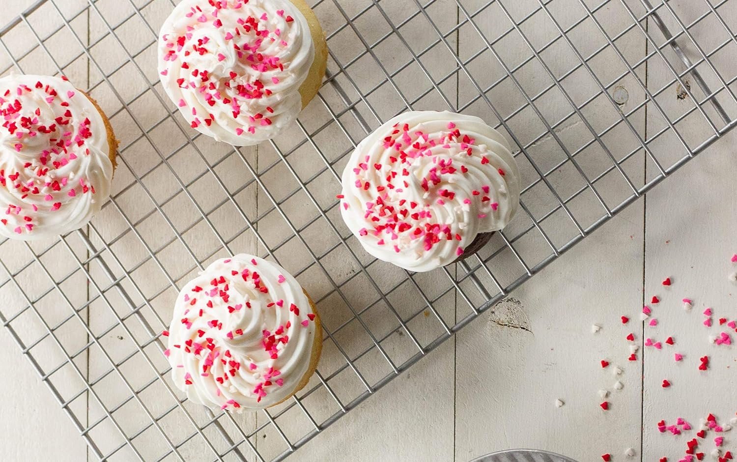 USA Pan Half Sheet Bakeable Cooling Rack, Steel Nonstick Wire