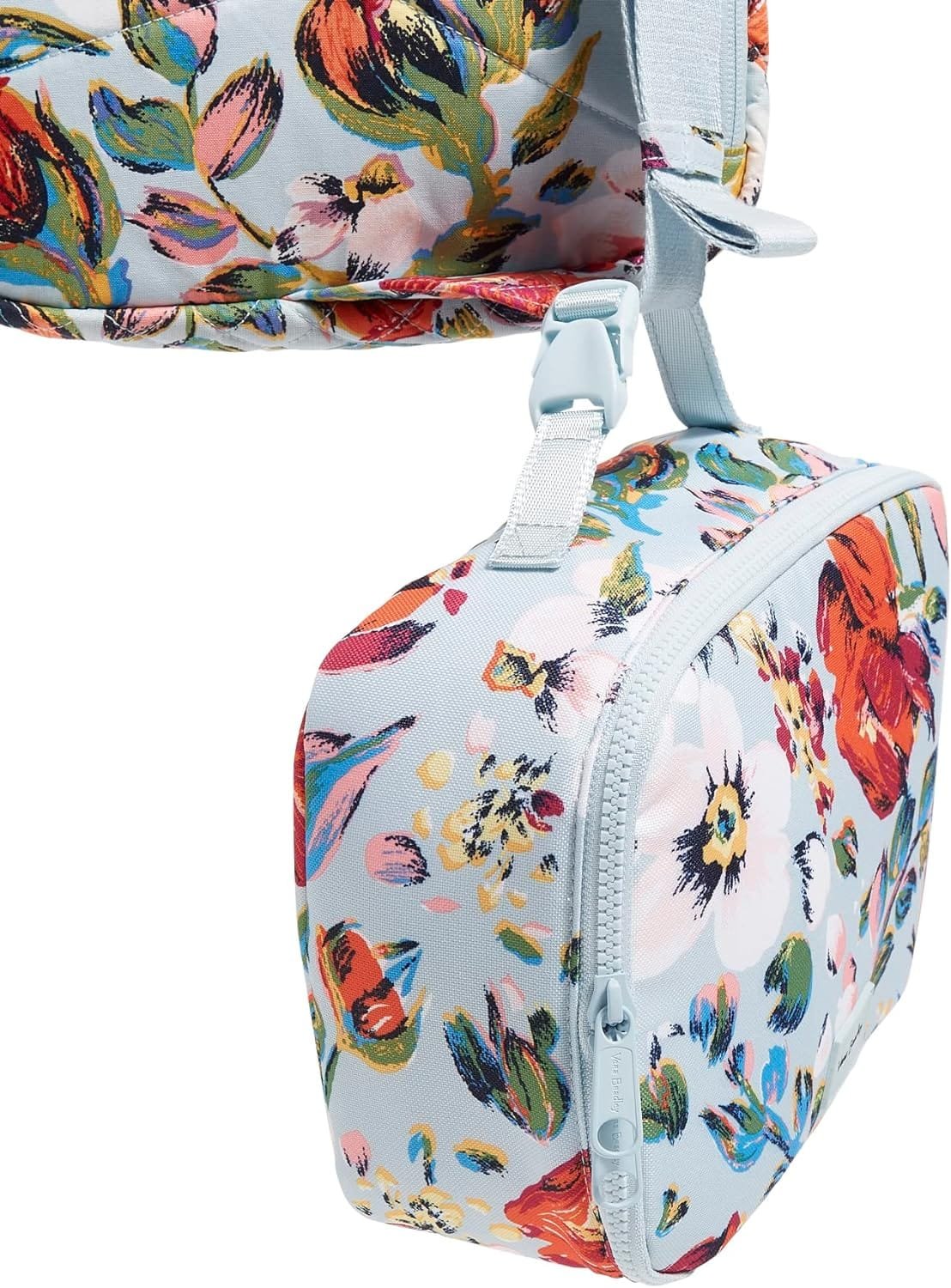 Vera Bradley Recycled Lighten Up Reactive Lay Flat Horizontal Lunch Box