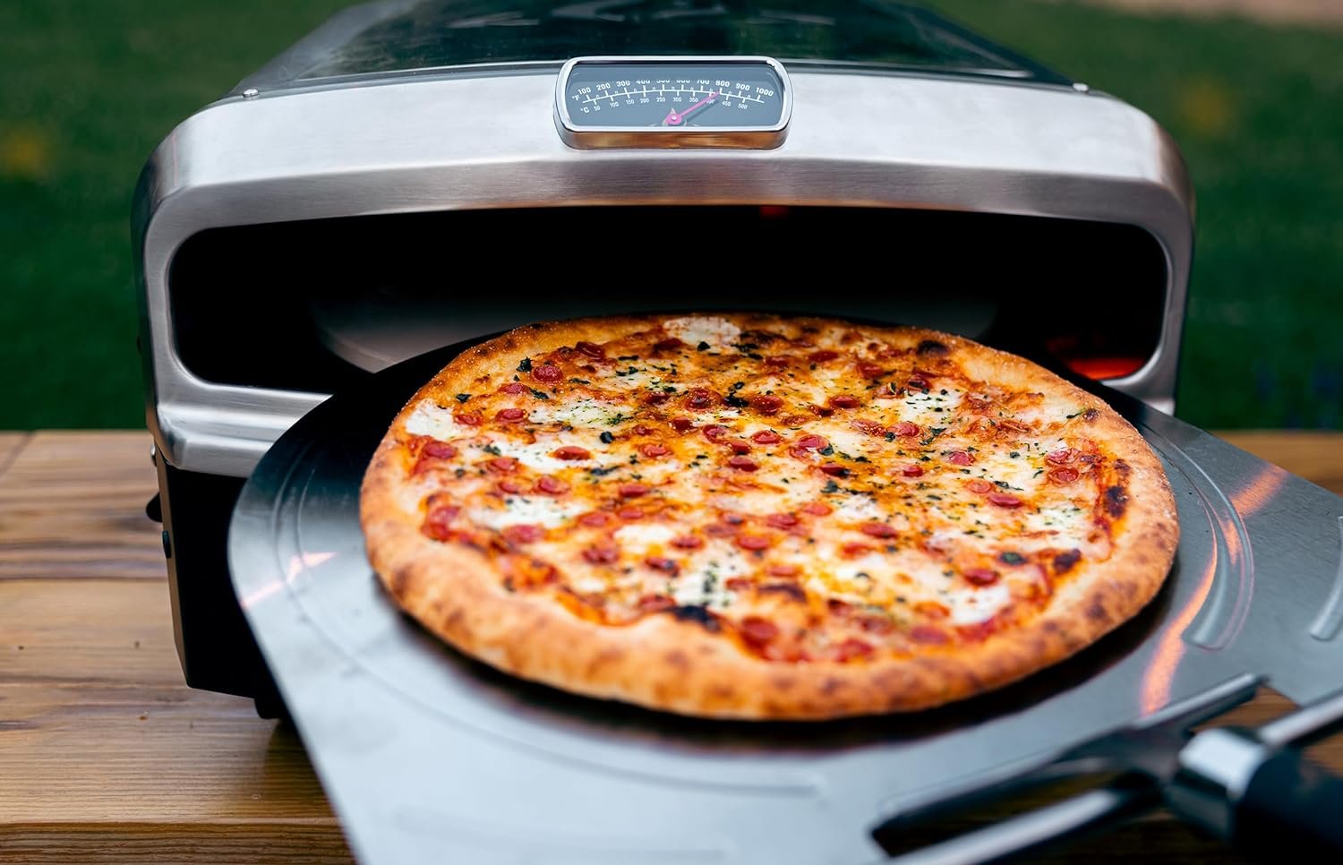 Versa 16 Propane Gas Outdoor Pizza Oven with Rotating Cooking Stone | Portable Appliance for all Outdoor Kitchens