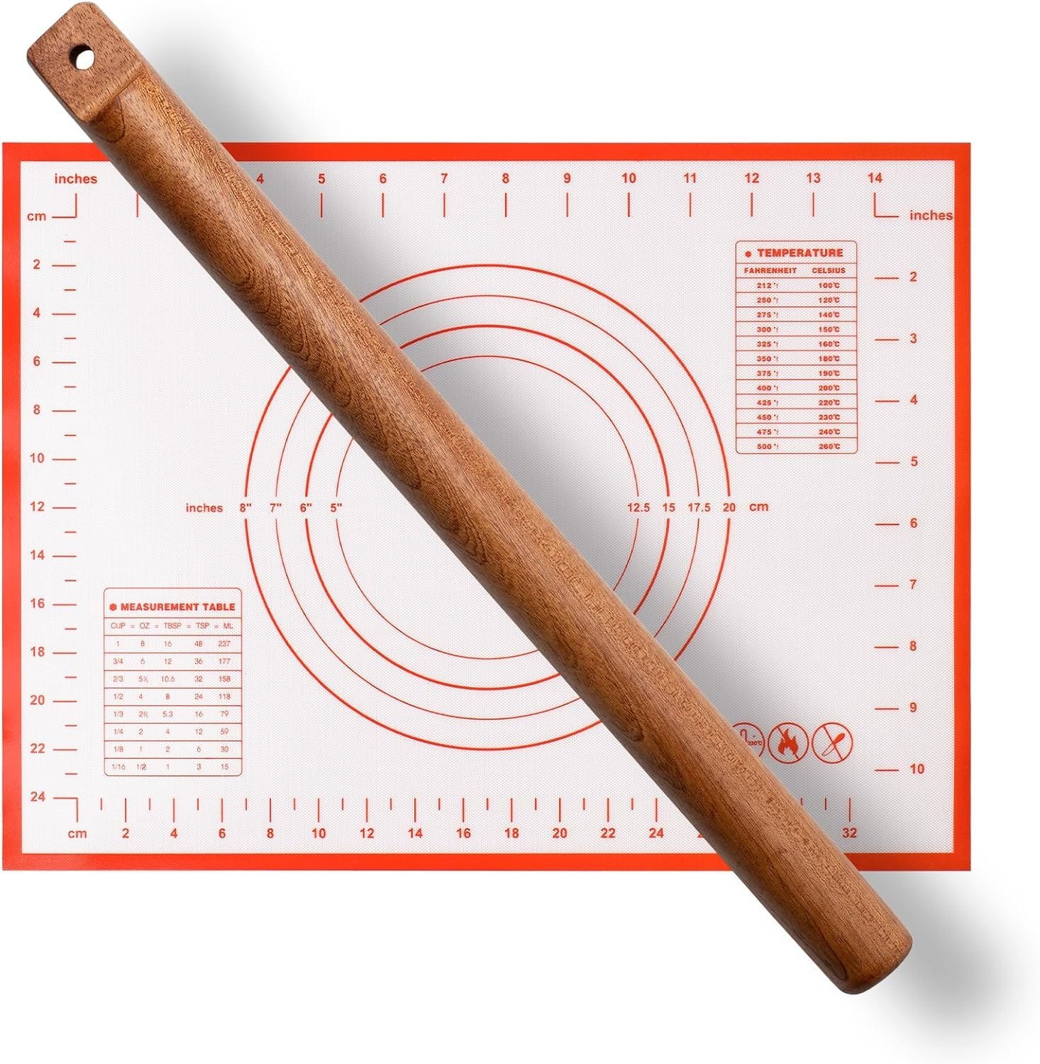 Versatile Rolling Pin for Dough - Sapele Wood Rolling Pin with Unique Hanging Hole Design - Perfect for Baking, Pies - Pastries, Elegant Wooden Rolling Pin - Your best 16 Inches French Rolling Pin Versatile Rolling Pin for Dough - Sapele Wood Rolling Pin with Unique Hanging Hole Design - Perfect for Baking, Pies - Pastries, Elegant Wooden Rolling Pin - Your best 16 Inches French Rolling Pin