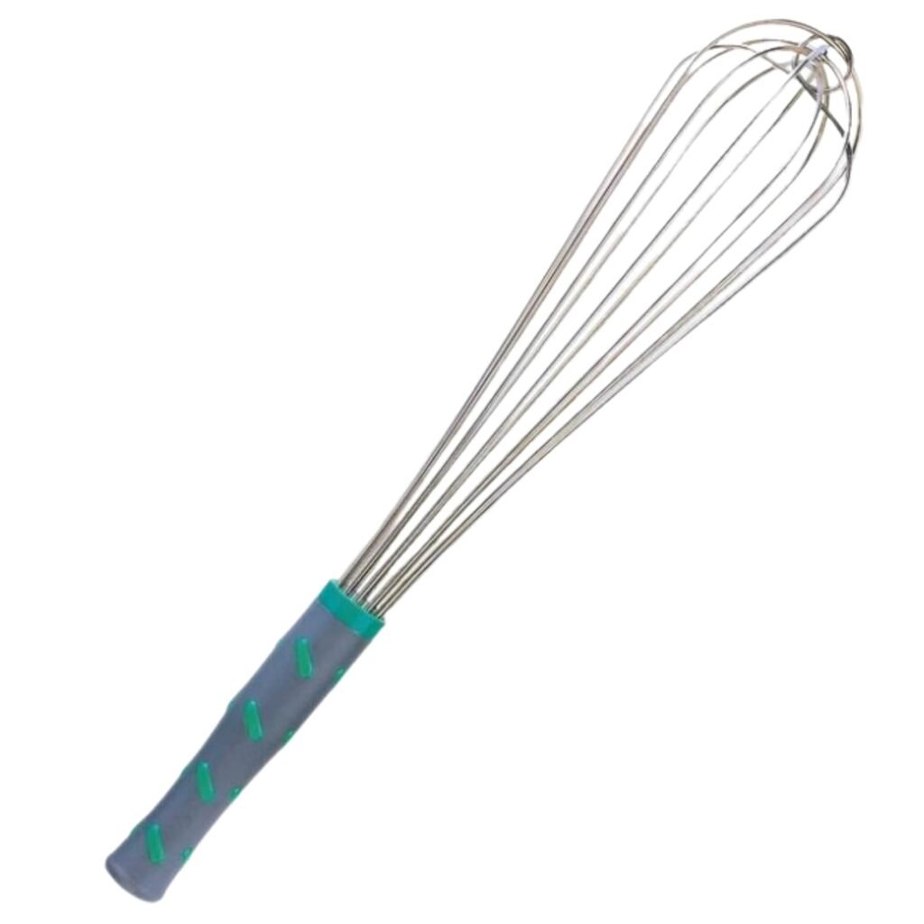 Vollrath 47093 Jacobs Pride 16 French Whip Whisk with Nylon Handle, Stainless Steel, NSF, Silver