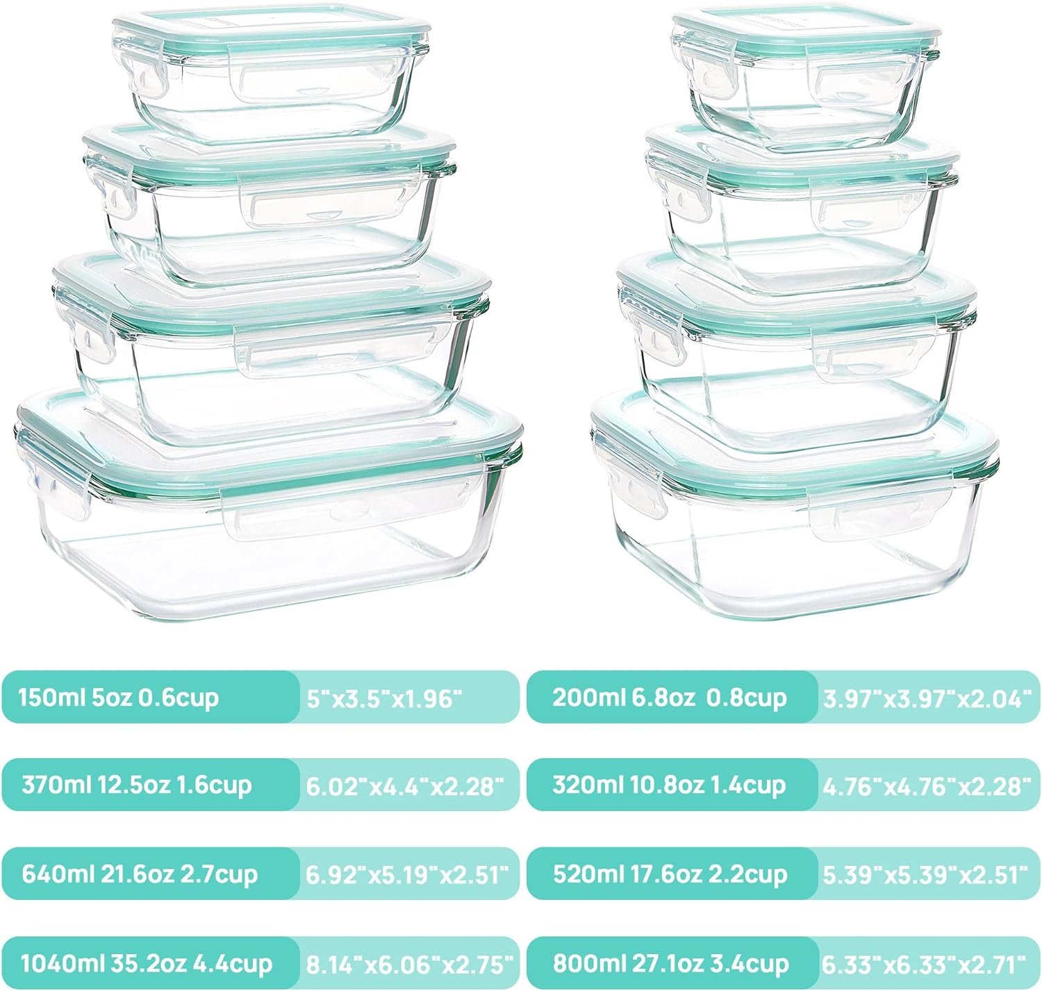 Vtopmart 8 Pack Glass Food Storage Containers Review post thumbnail image