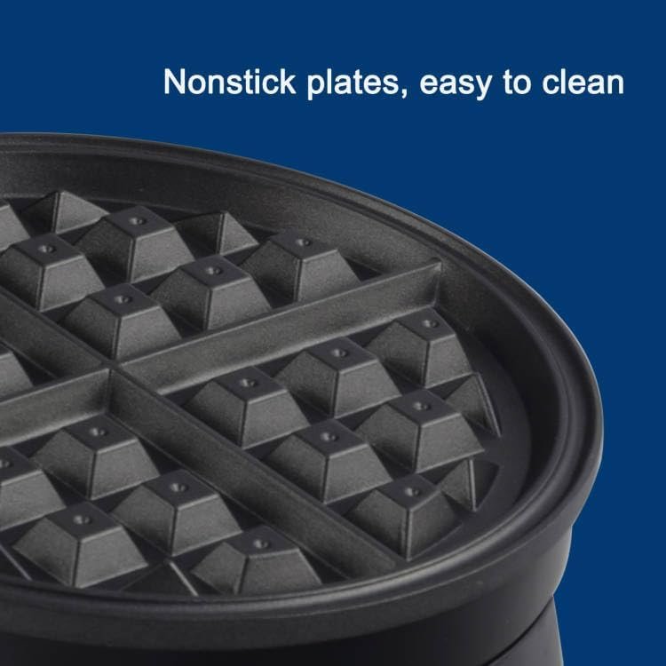 Waffle Maker Stainless Steel with Adjustable Temperature Control, Non-Stick Plates and Cool Touch Handle, Makes 8 Waffles